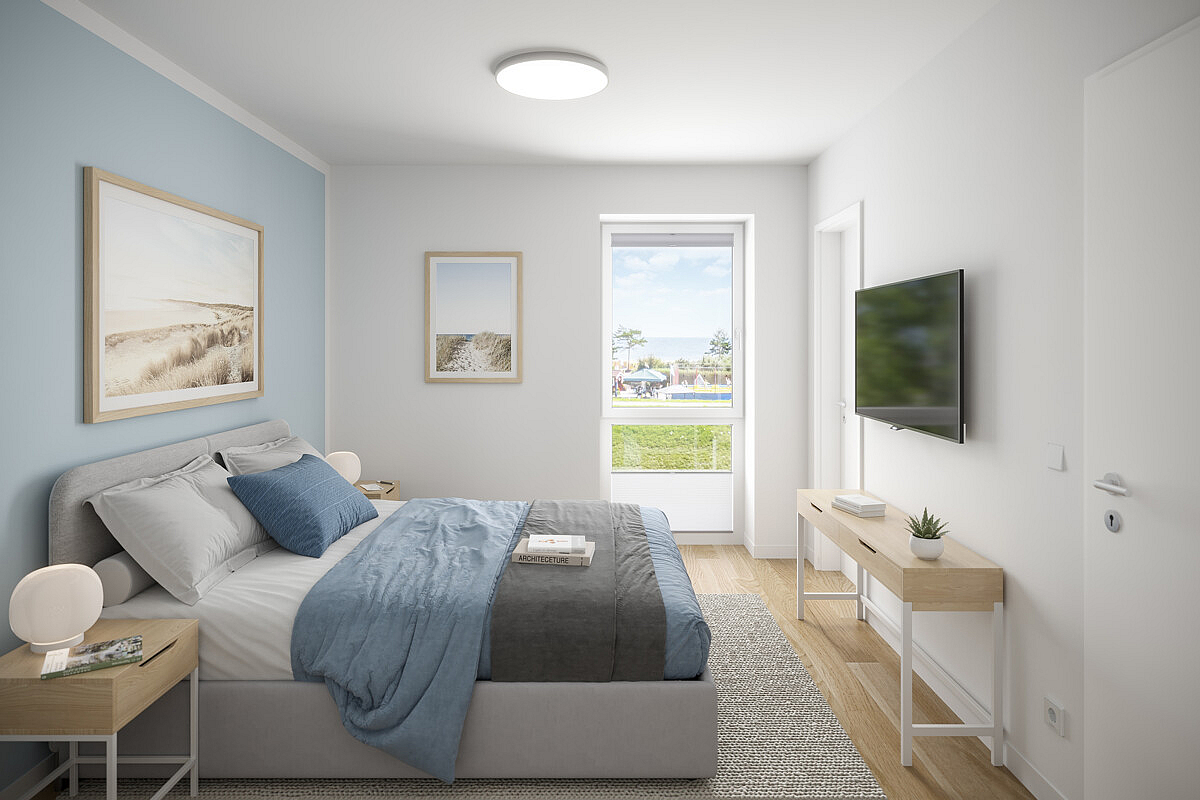 Wohnung Kauf 23747 Dahme Lichtdurchflutete Schlafzimmer