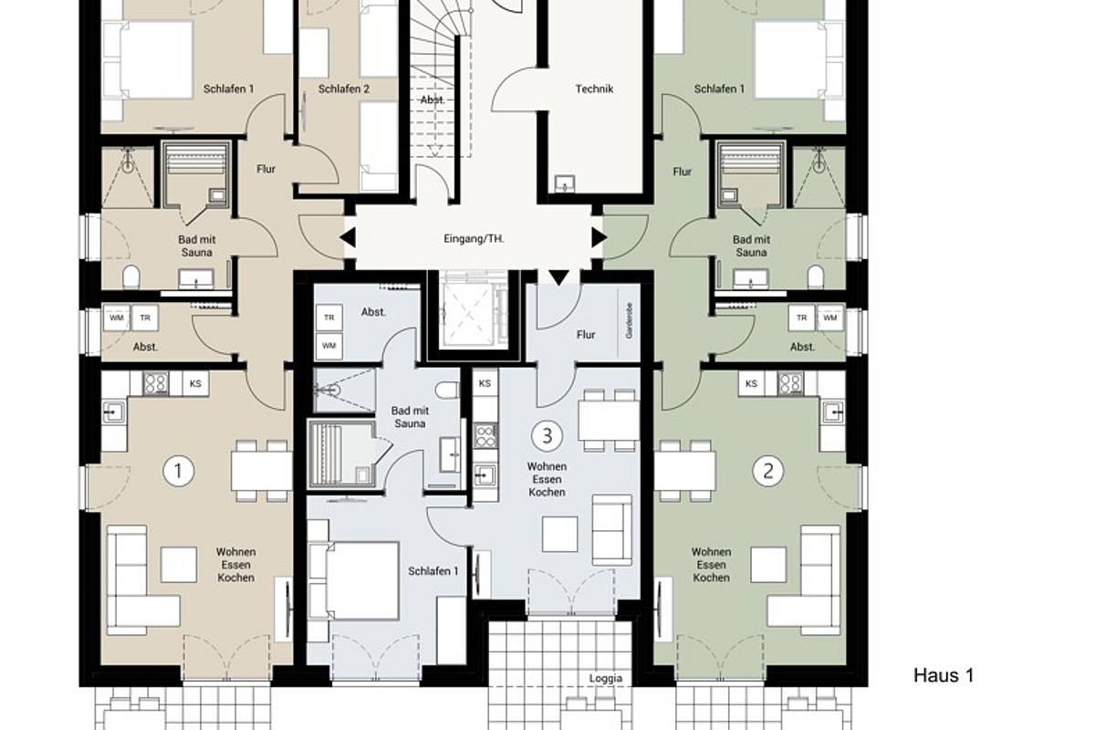 Wohnung Kauf 26553 Dornum Erdgeschoss Haus 1