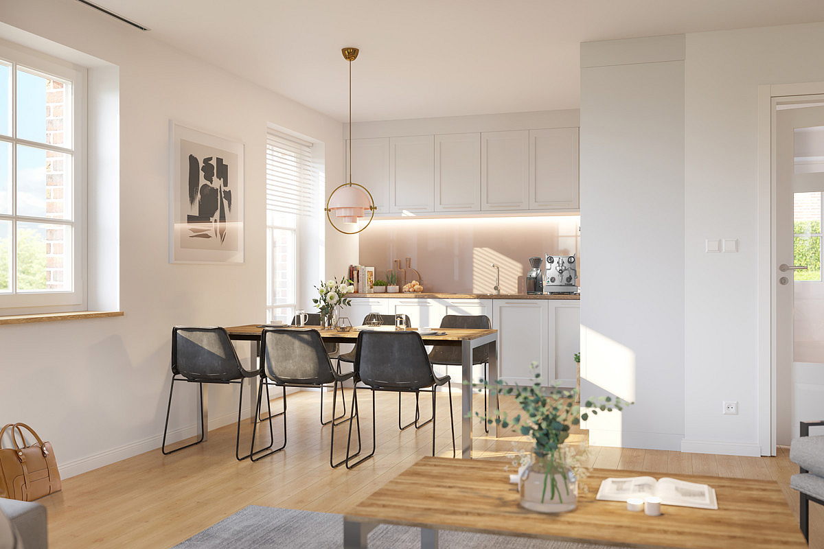 Haus Kauf 18551 Lohme Visualisierung Küchenbereich