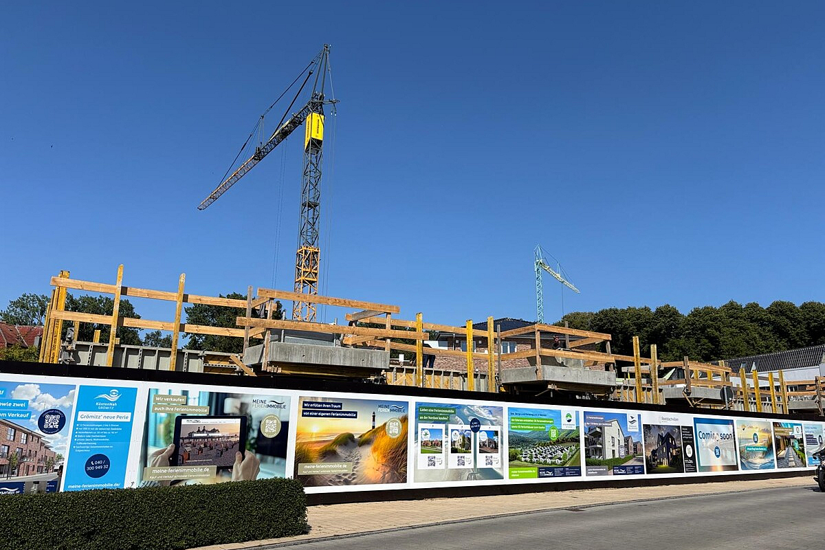 Büro / Praxis Kauf 23743 Grömitz Baustelle mit Kran – Projekt „KüstenNah Grömitz-