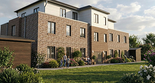 Wohnung Kauf 26969 Butjadingen / BurhaveVorderansicht 8 am Meer